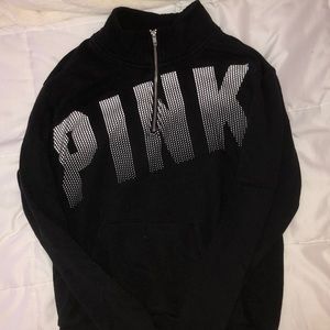 VS PINK ZIP UP SWEATSHIRT